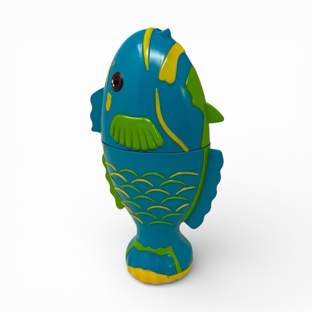 Carnival‎ Cruise 3D Blue Fish Souvenir Cup Tropical Drink Plastic - No Straw